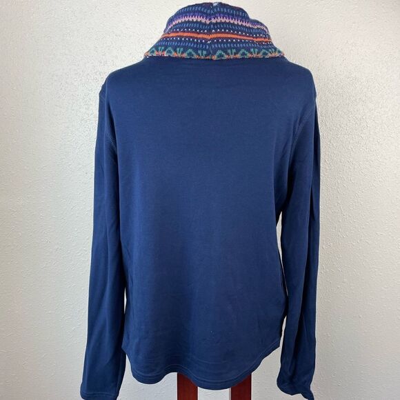 EUC Chaps Womens Cowl Neck Long Sleeve Top Size M - Picture 6 of 7